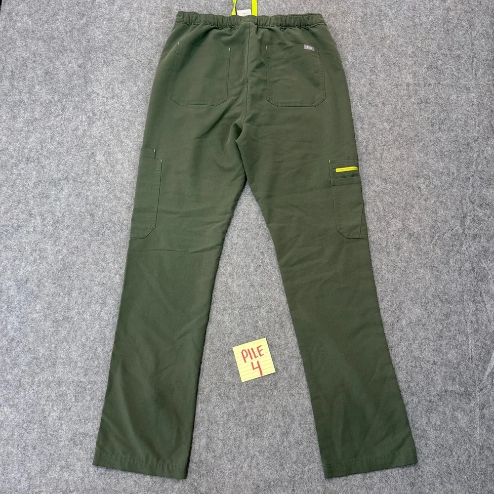Figs Technical Collection Green Cairo Cargo Scrub Pants Men's Size Small